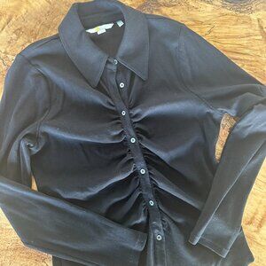 Boden Ruched Button-up Size 10